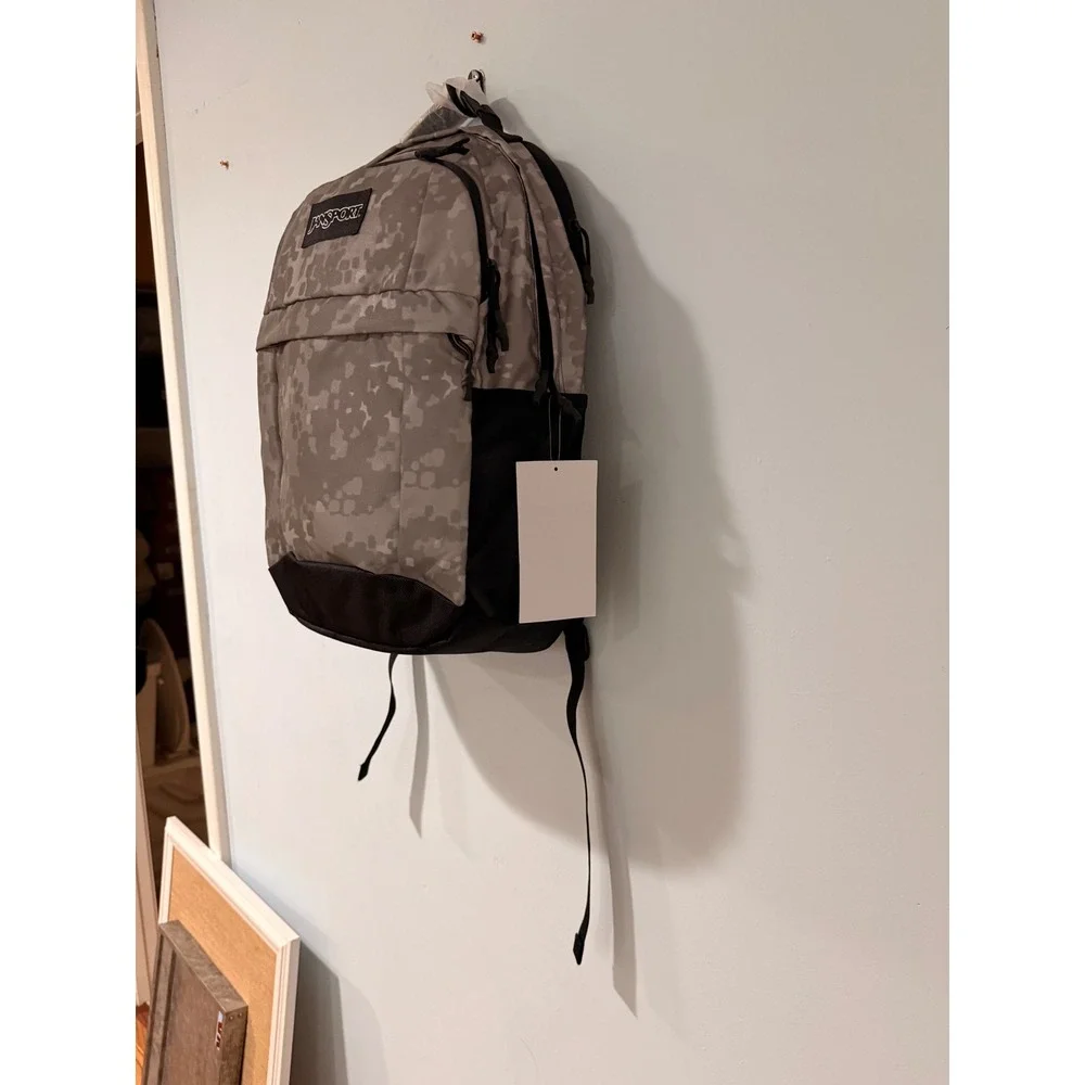 JanSport Landings Pack FX Reflective Camo Backpack 30L JS0A86E774R Grey Digital